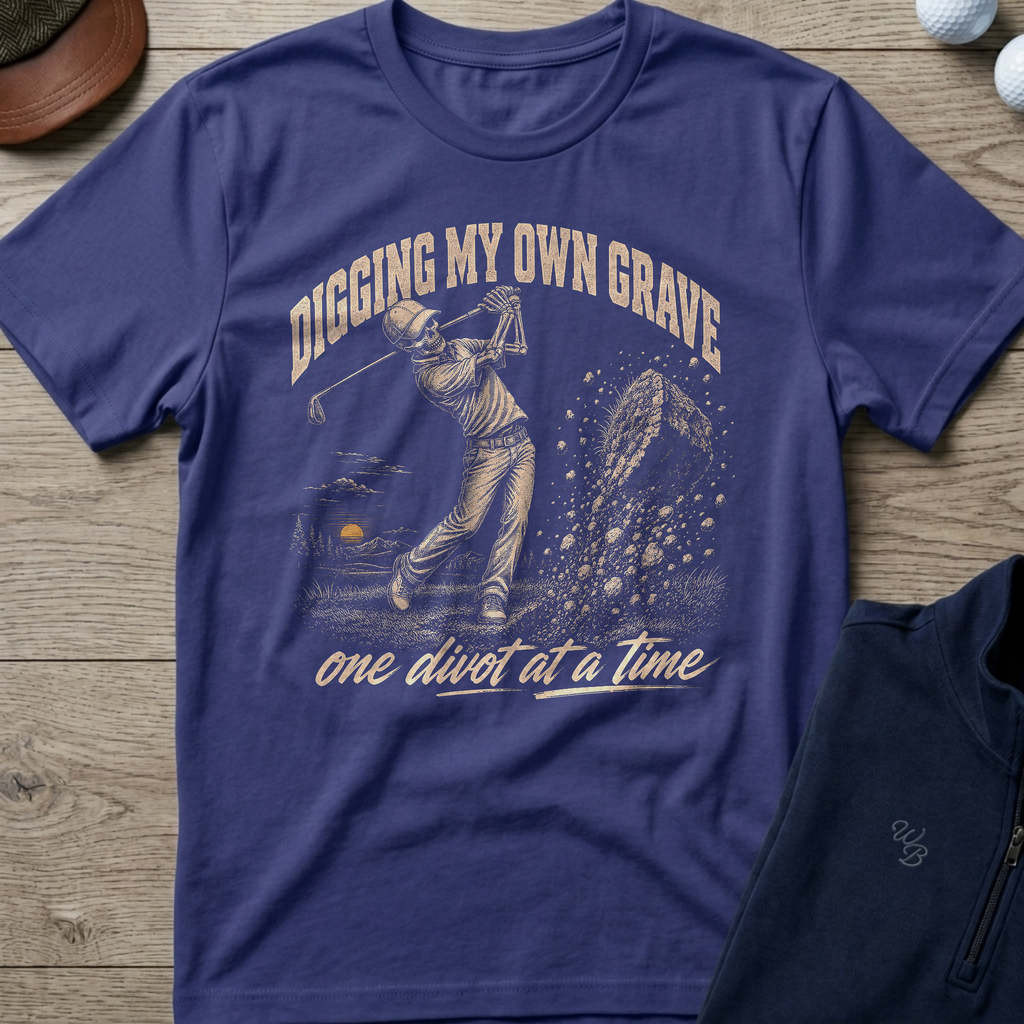 Digging My Own Grave — Metro Blue t-shirt
