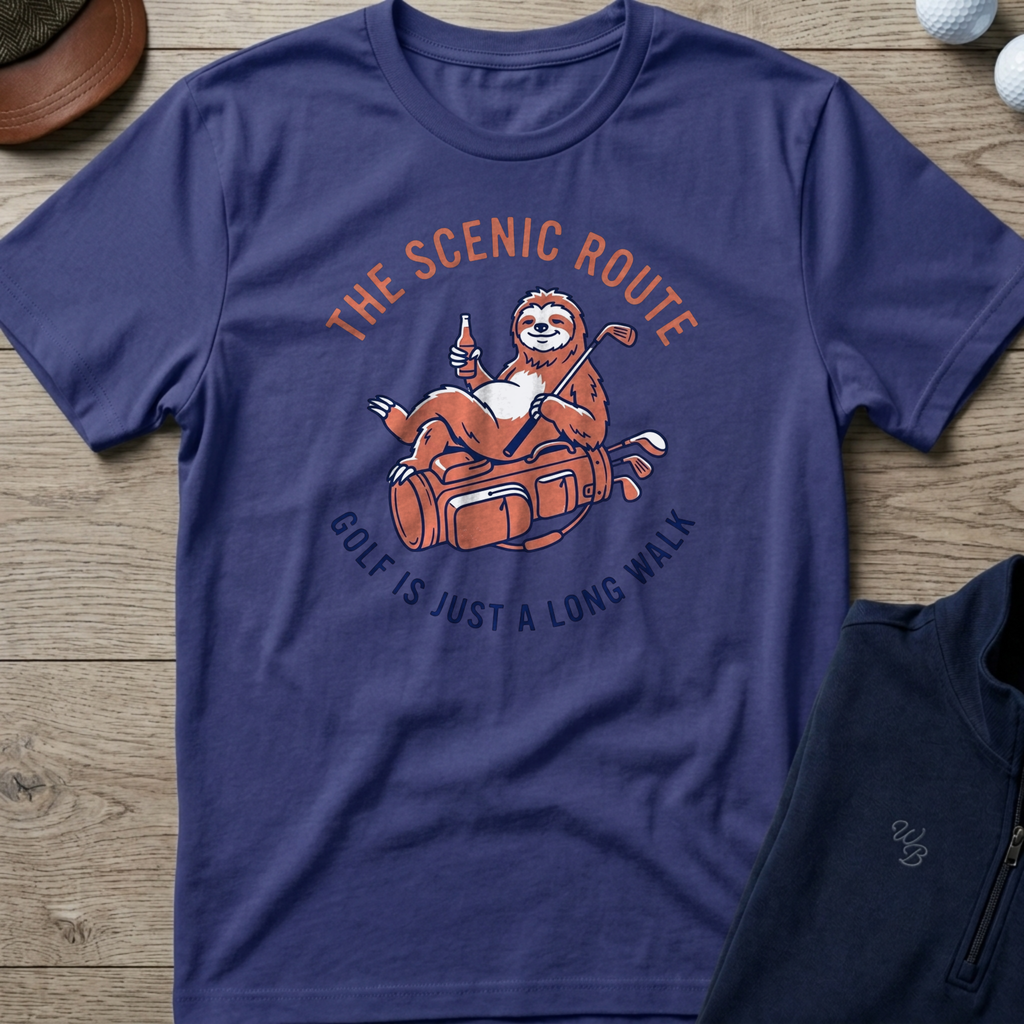 The Scenic Route — Metro Blue t-shirt