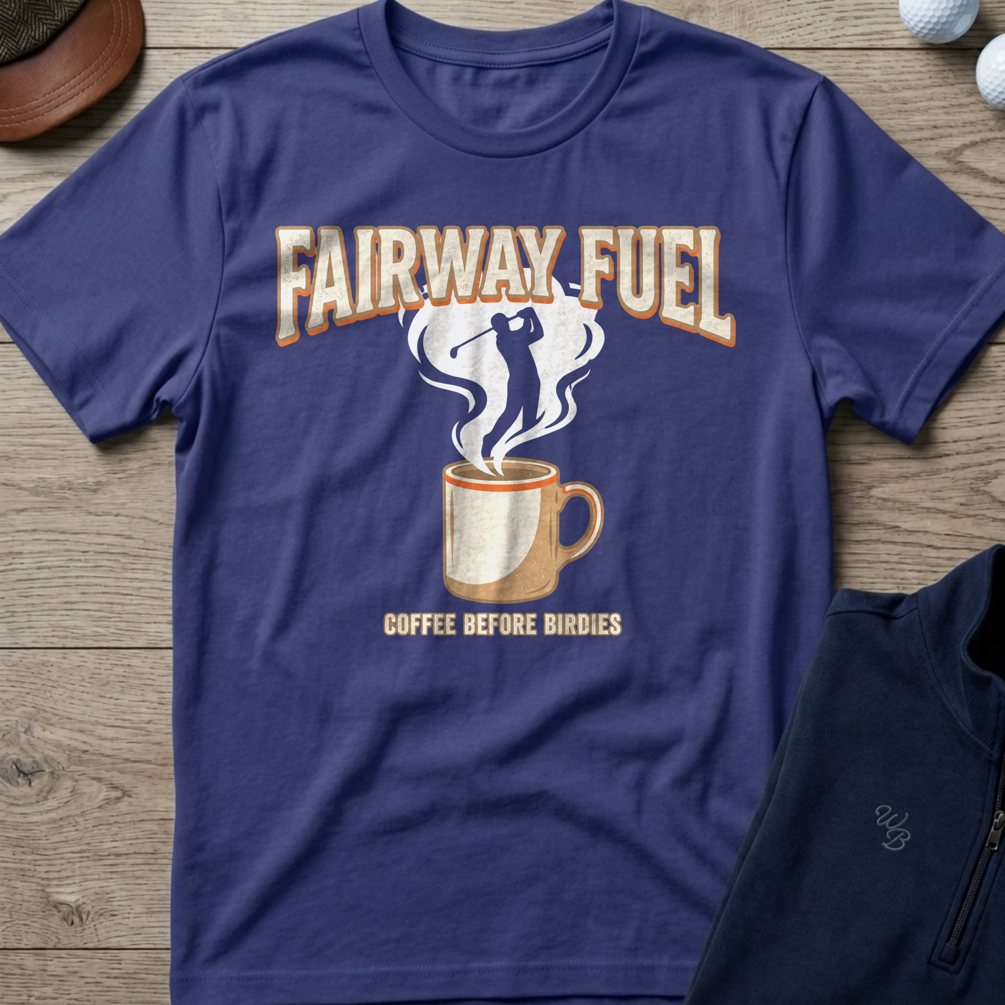 Fairway Fuel — Metro Blue t-shirt