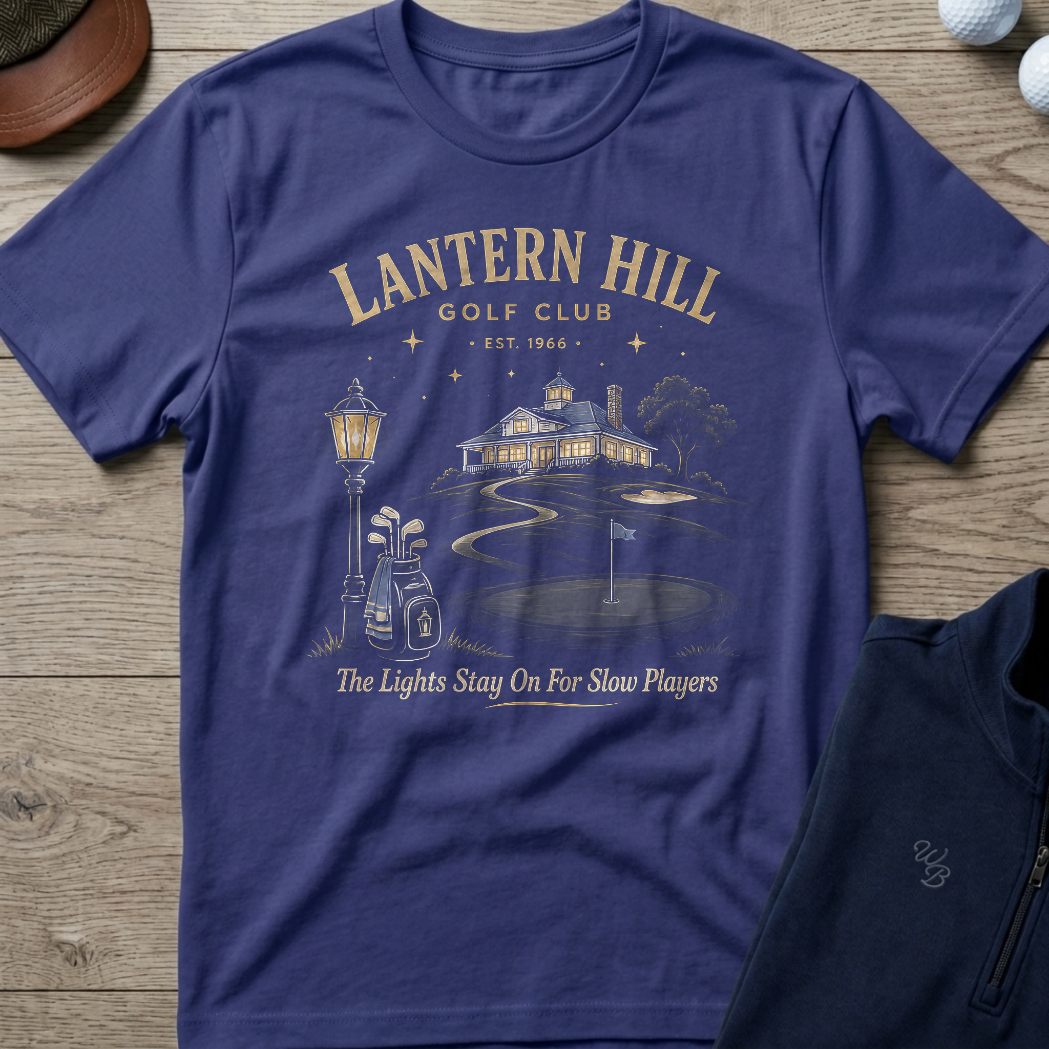Lantern Hill — Metro Blue t-shirt
