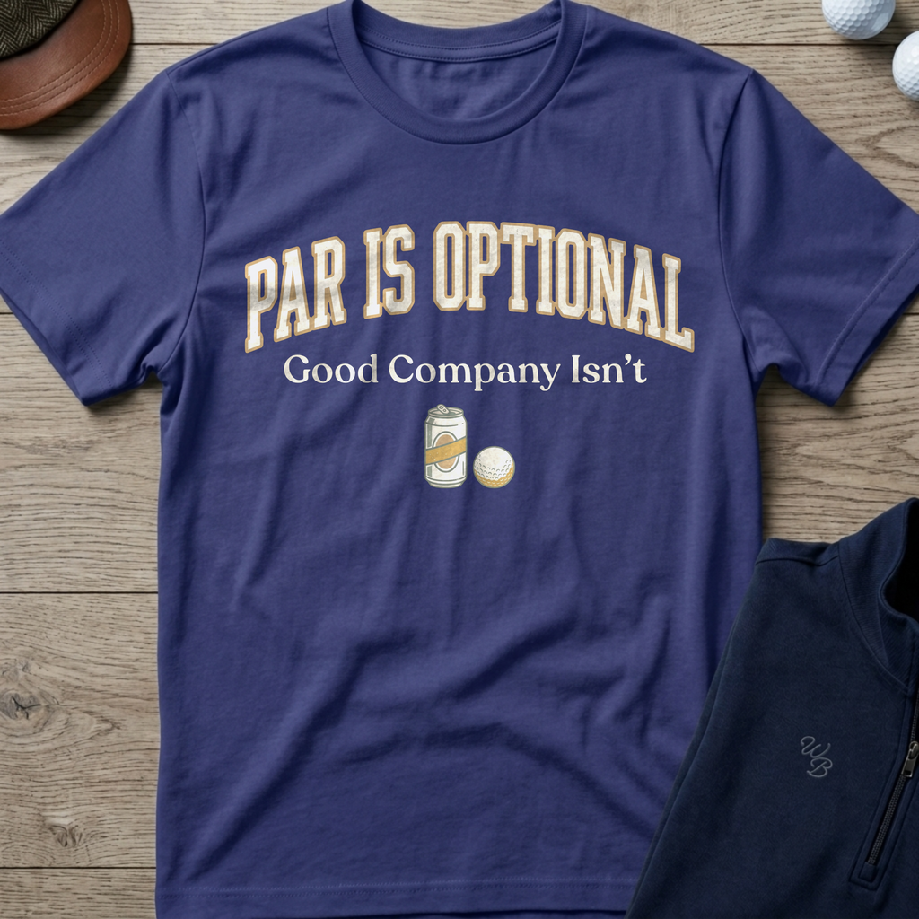 Par Is Optional — Metro Blue t-shirt