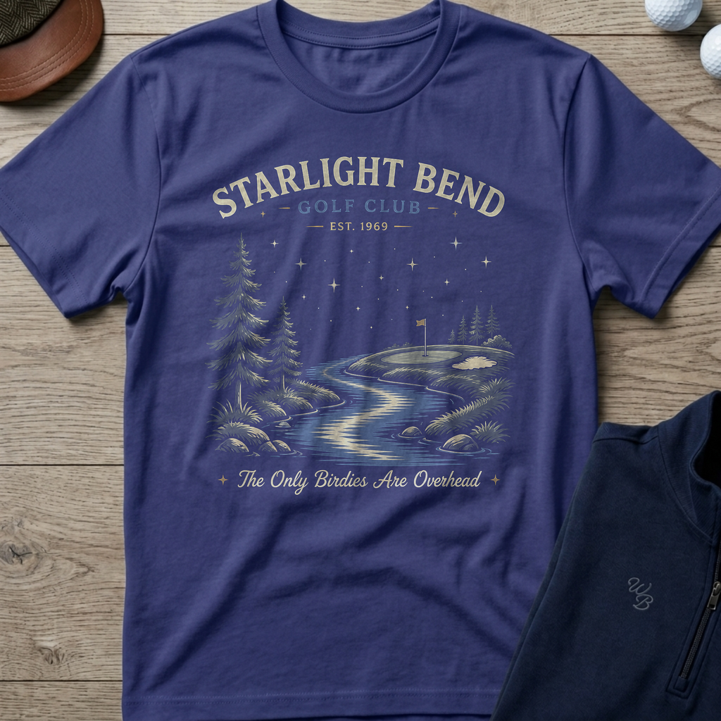 Starlight Bend — Metro Blue t-shirt