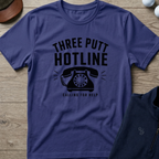 Three Putt Hotline — Metro Blue t-shirt