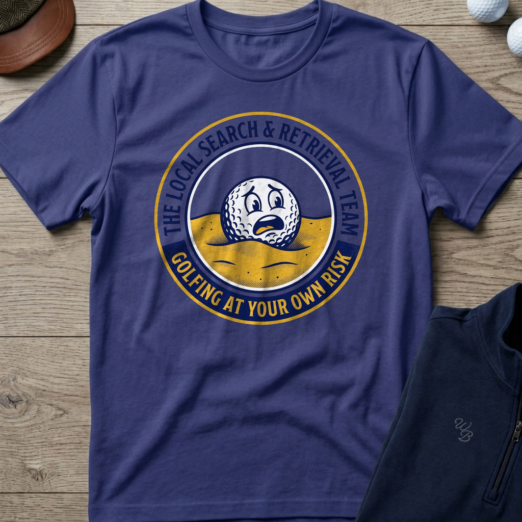 Search & Retrieval Team — Metro Blue t-shirt