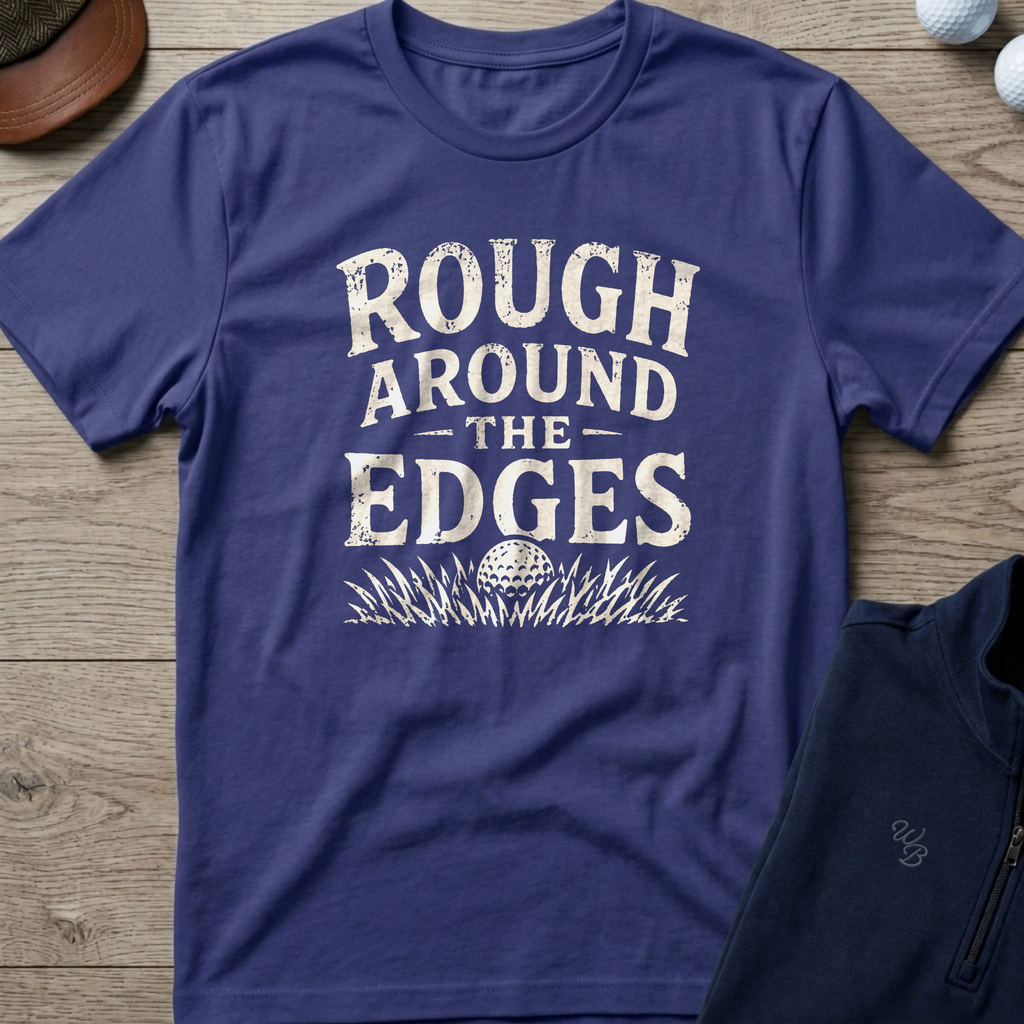 Rough Around The Edges — Metro Blue t-shirt