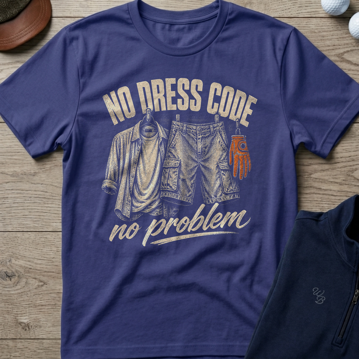 No Dress Code — Metro Blue t-shirt