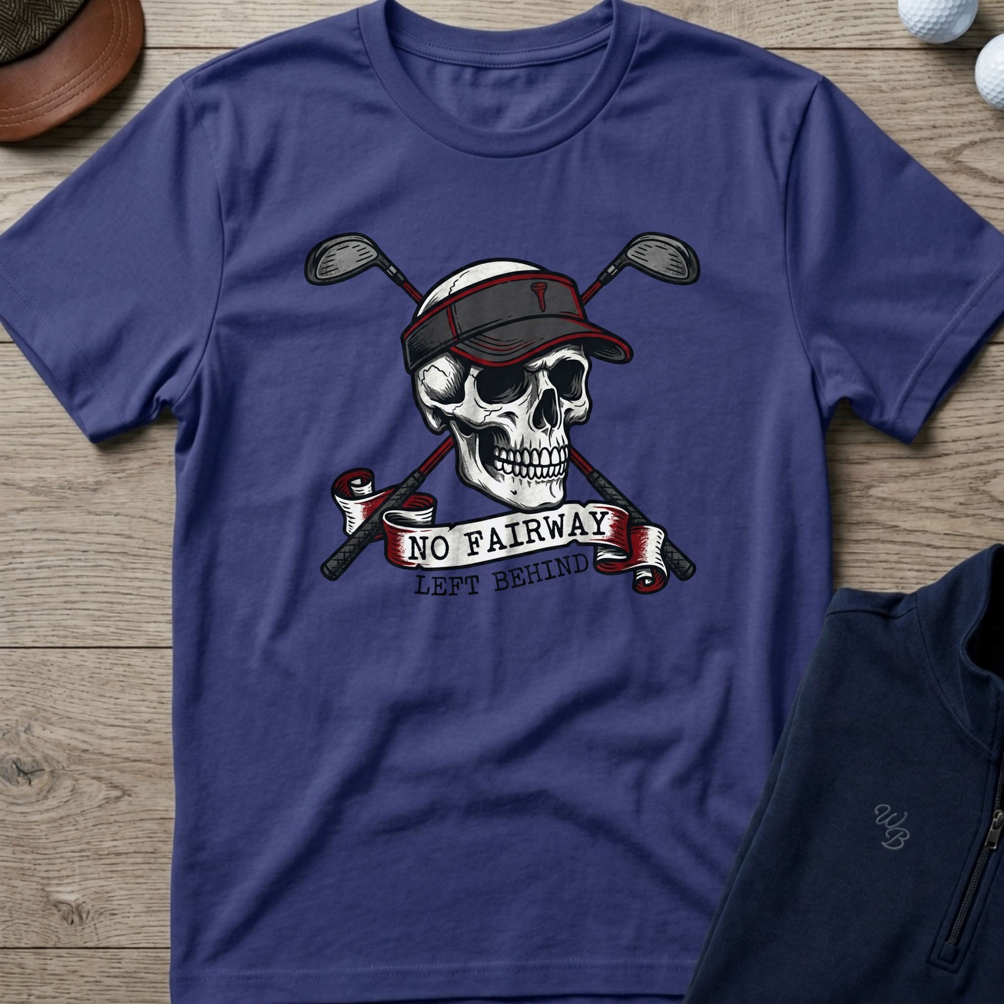 No Fairway Left Behind — Metro Blue t-shirt
