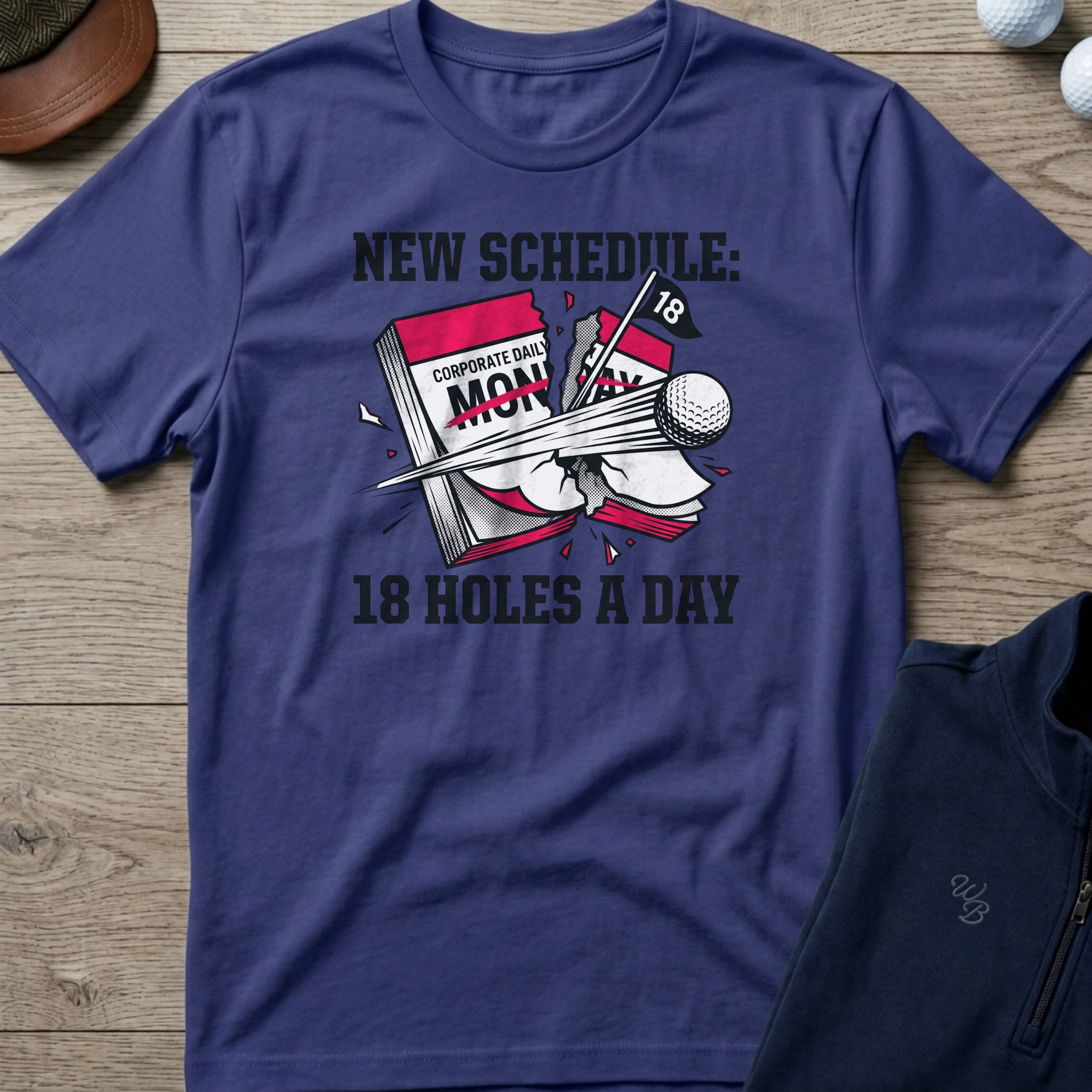 New Schedule — Metro Blue t-shirt