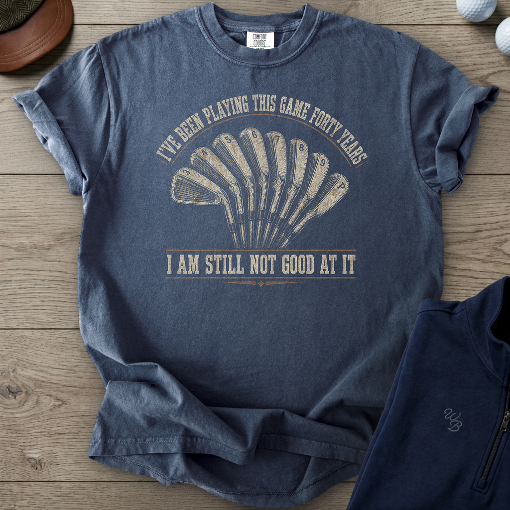 Forty Years Heavyweight Tee — Midnight t-shirt