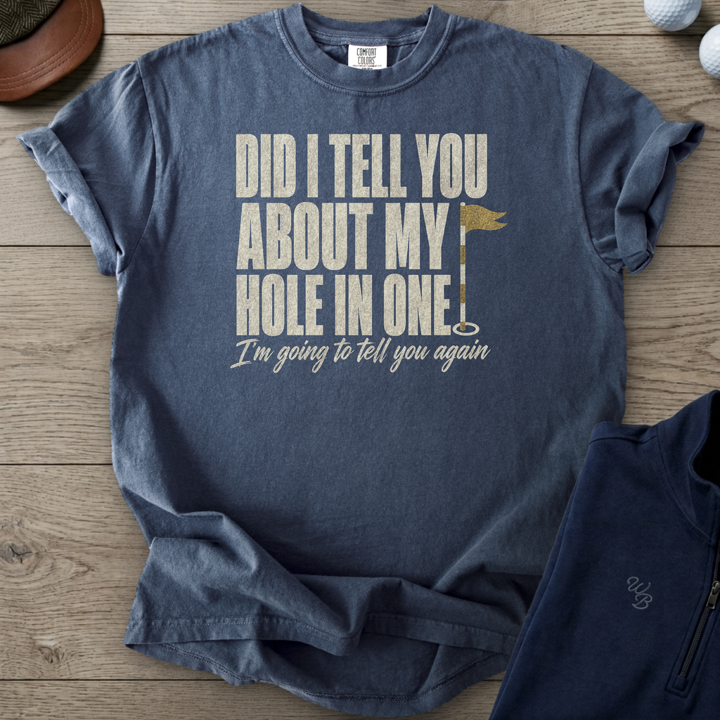 I'm Going To Tell You Again Heavyweight Tee — Midnight t-shirt