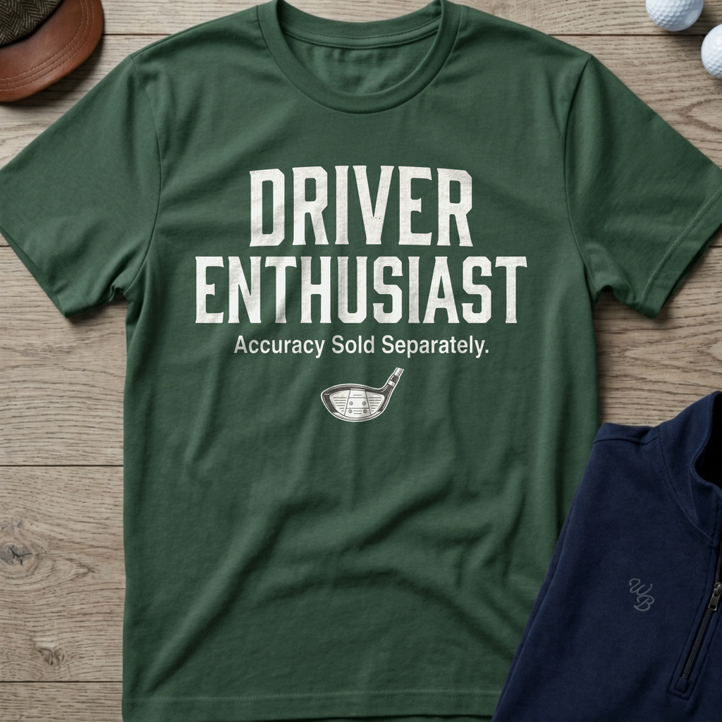 Driver Enthusiast — Military Green t-shirt