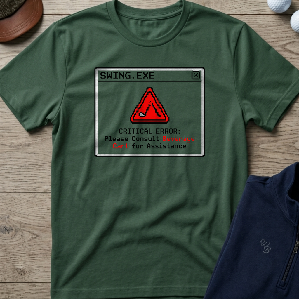 Consult Beverage Cart — Military Green t-shirt
