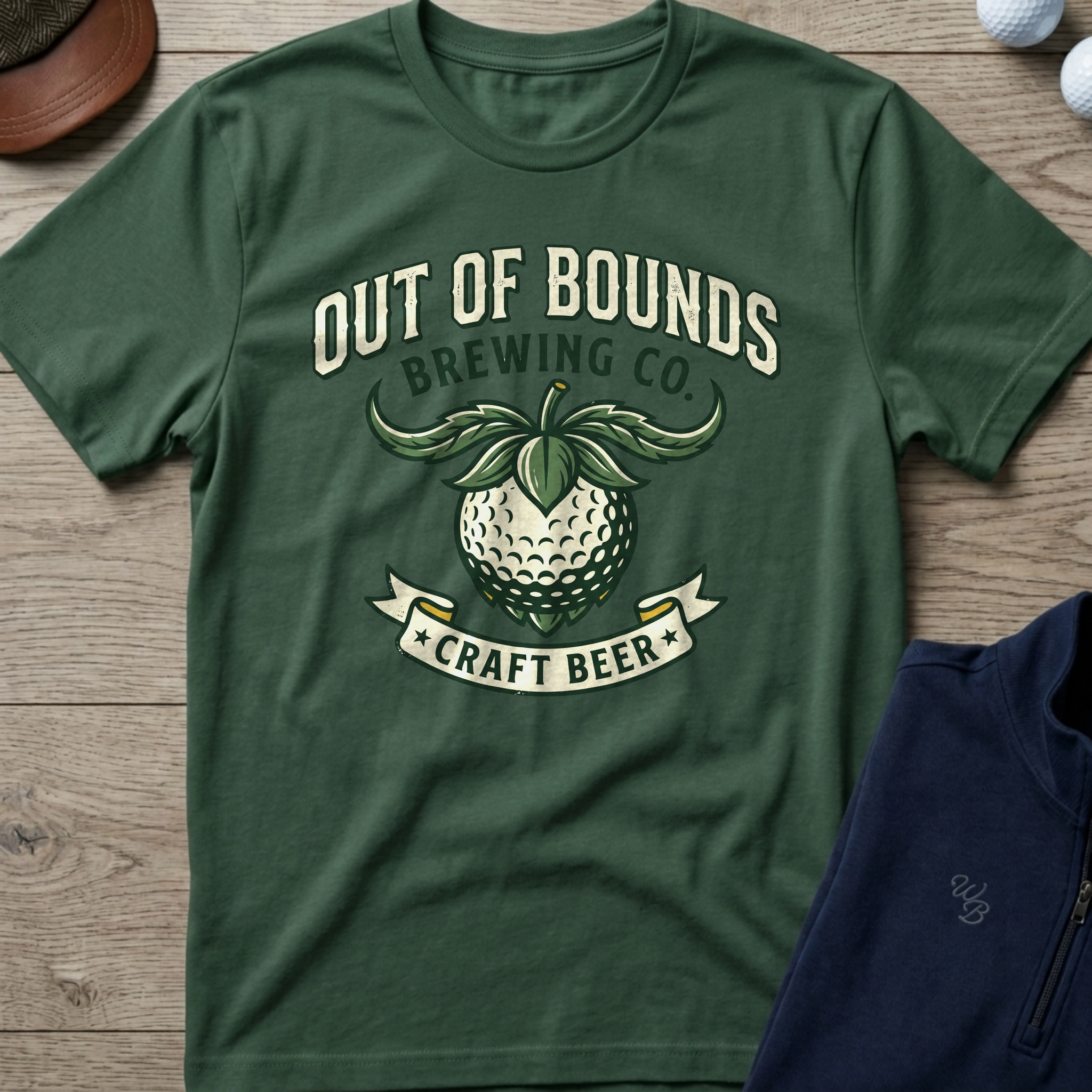 OB Brewing Co. — Military Green t-shirt