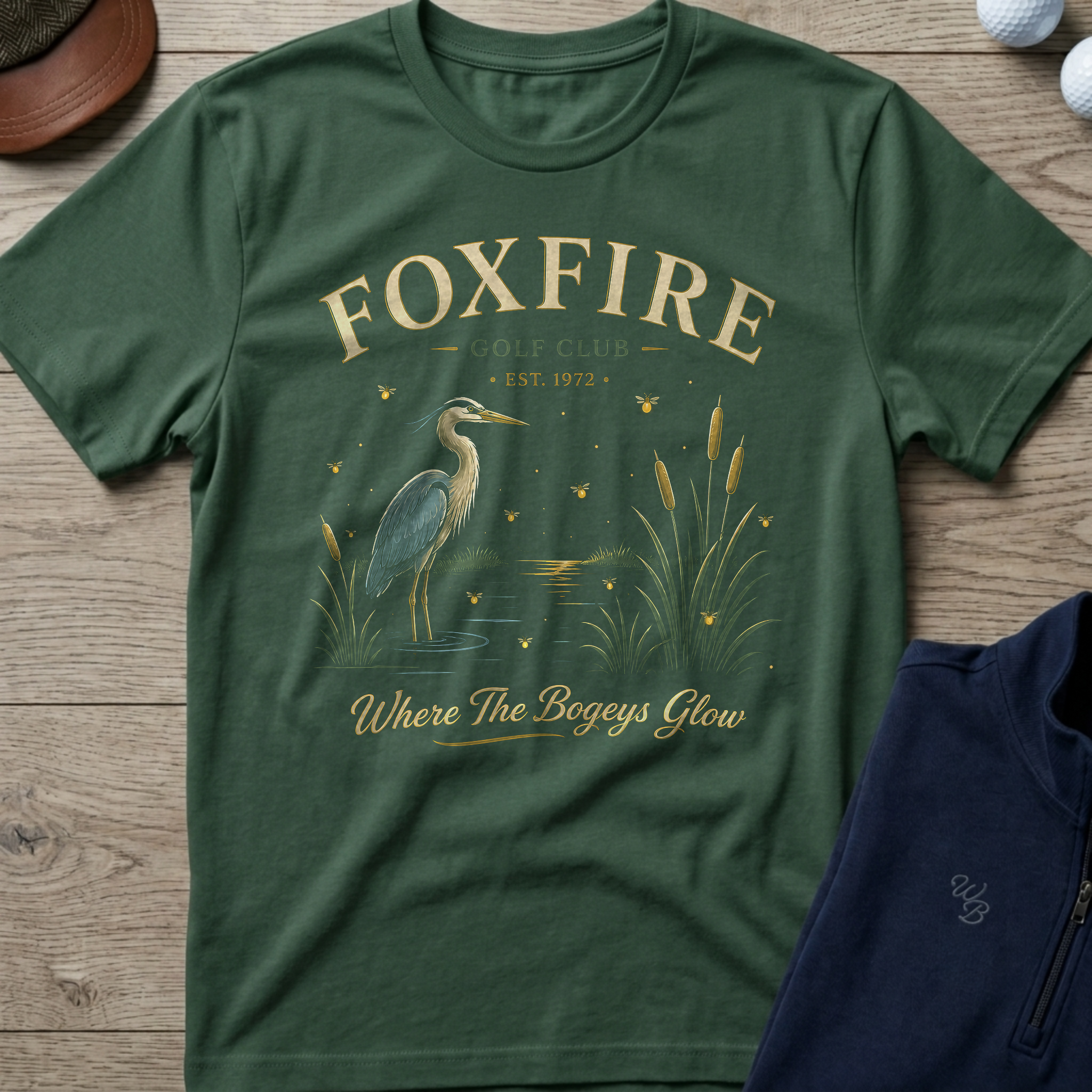 Foxfire — Military Green t-shirt