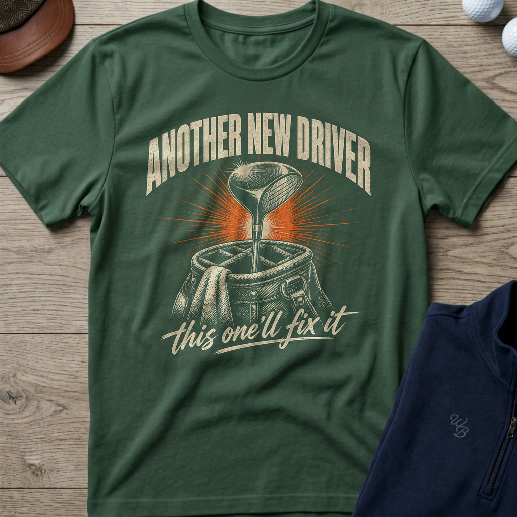 Another New Driver — Military Green t-shirt