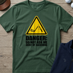 Don't Ask About My Backswing — Military Green t-shirt