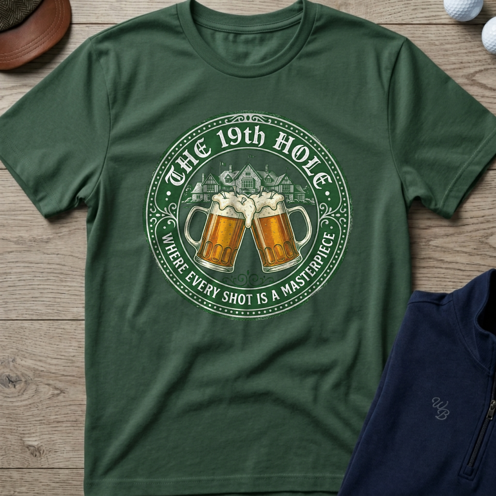 Every Shot Is A Masterpiece — Military Green t-shirt