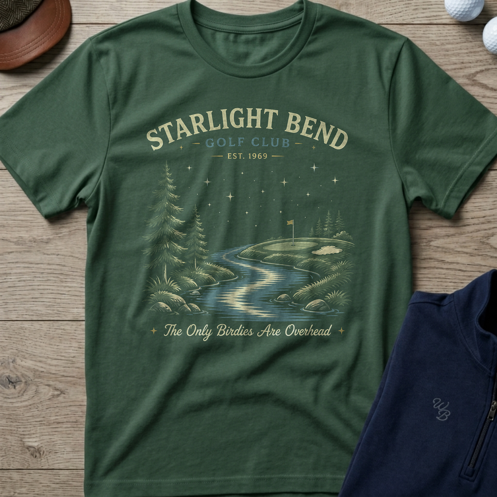 Starlight Bend — Military Green t-shirt