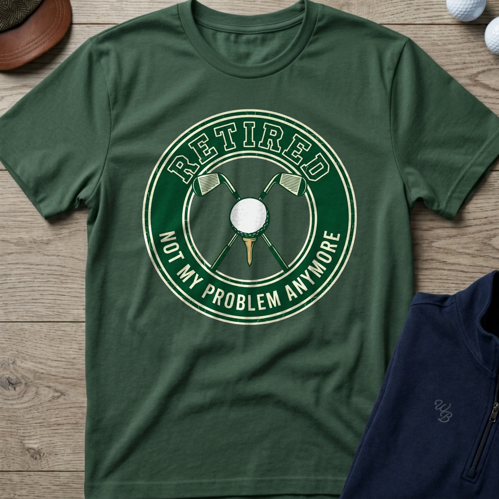 Not My Problem Anymore — Military Green t-shirt