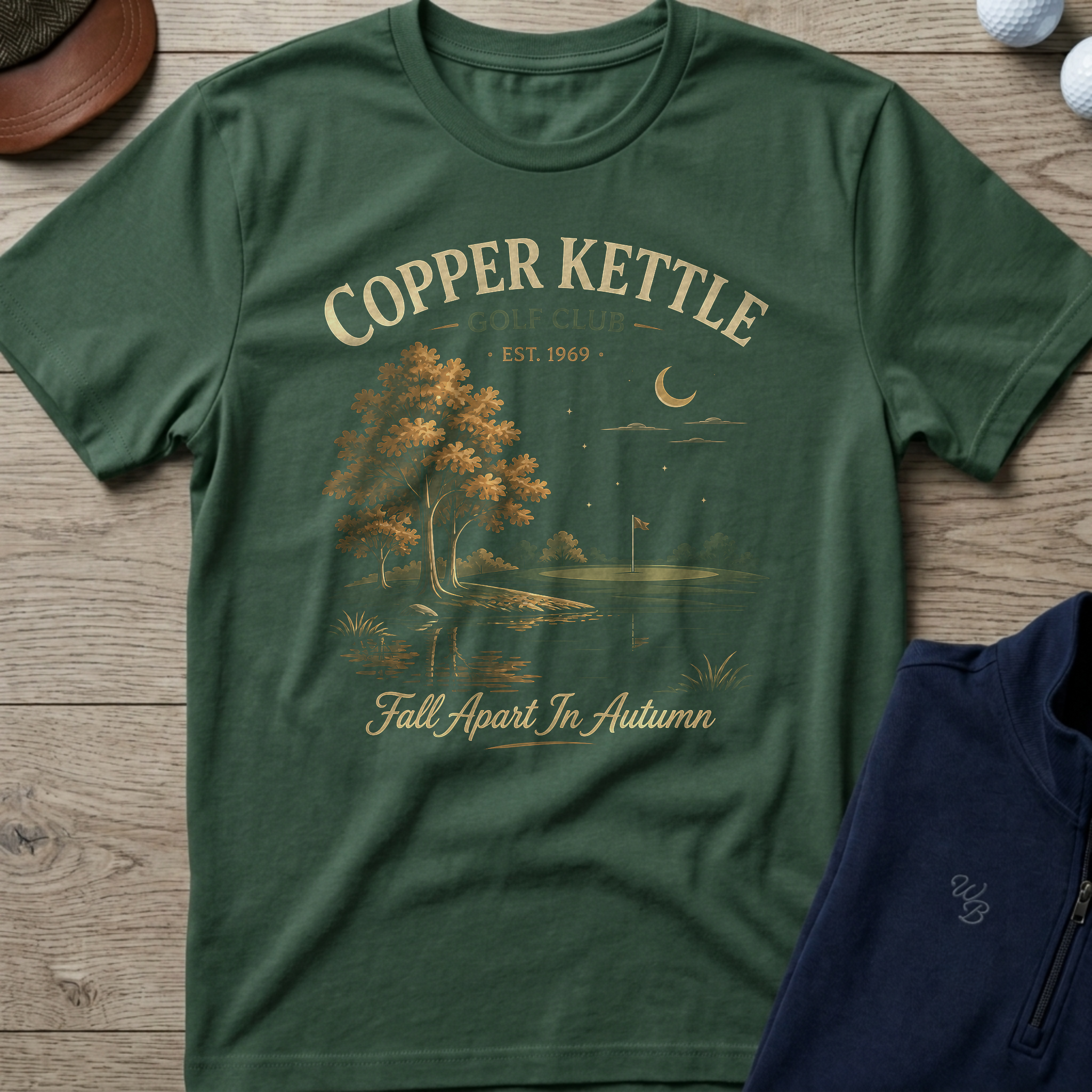 Copper Kettle — Military Green t-shirt
