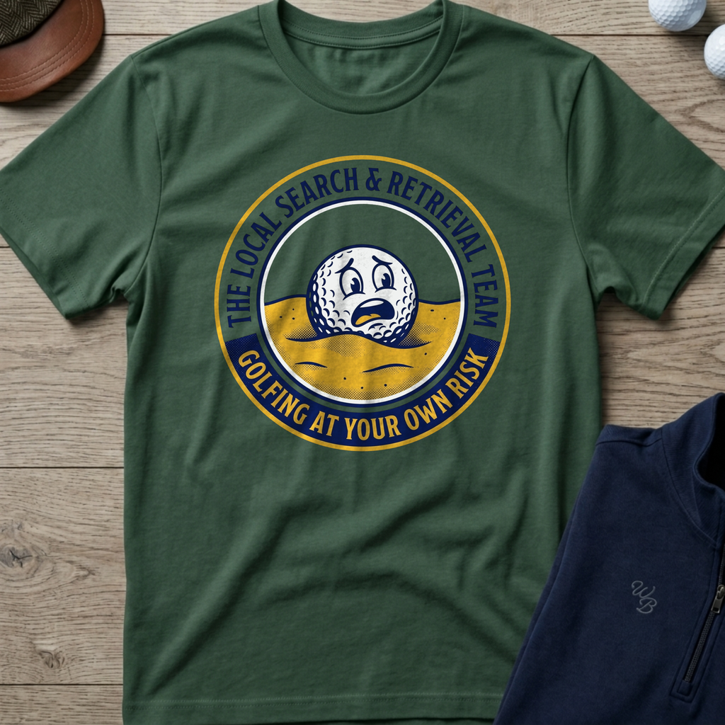 Search & Retrieval Team — Military Green t-shirt