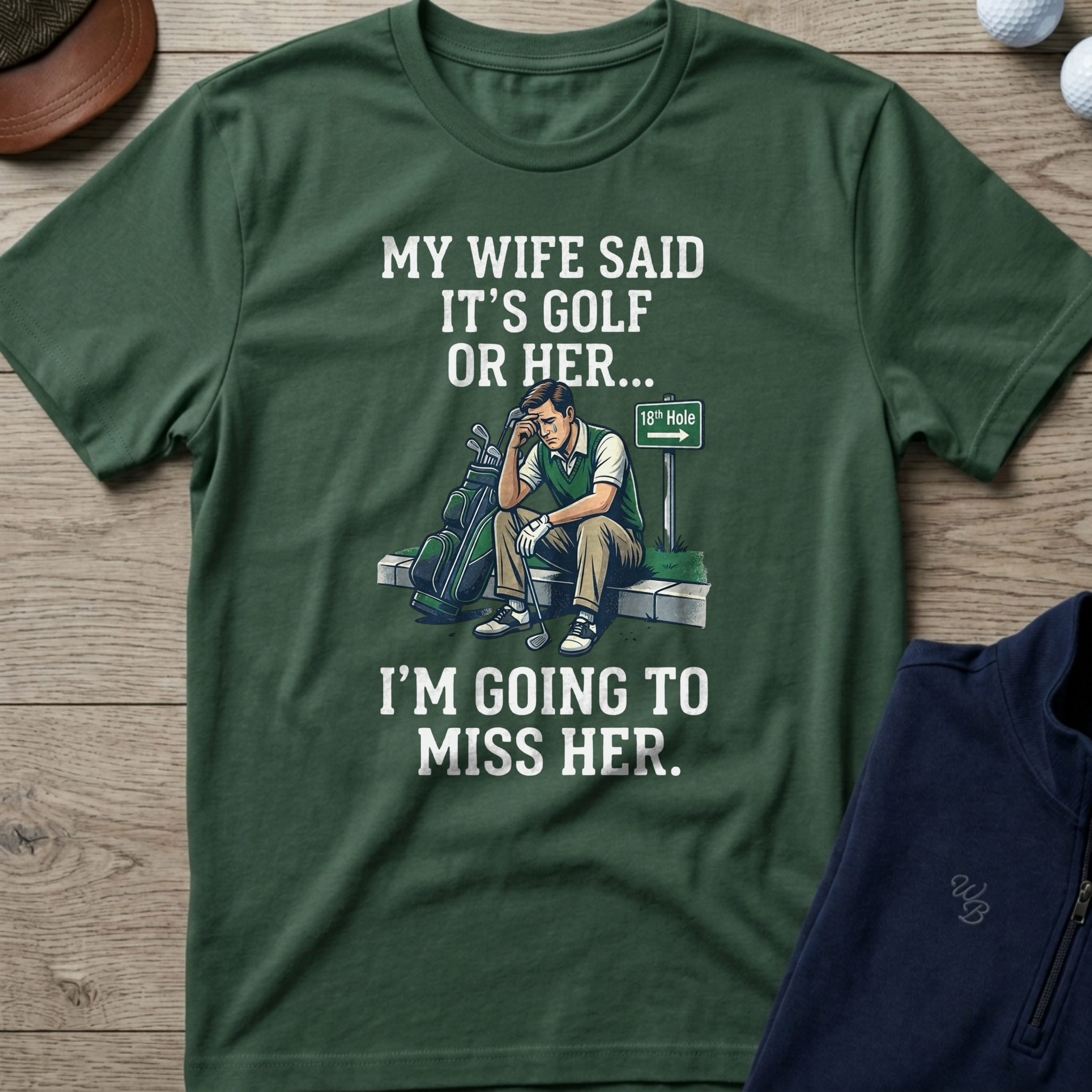 I'm Going To Miss Her — Military Green t-shirt