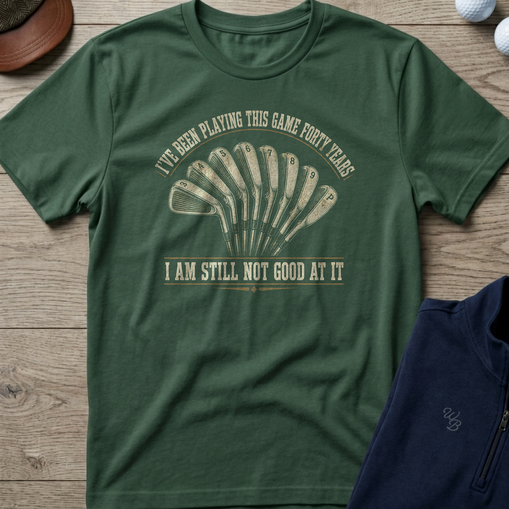 Forty Years — Military Green t-shirt