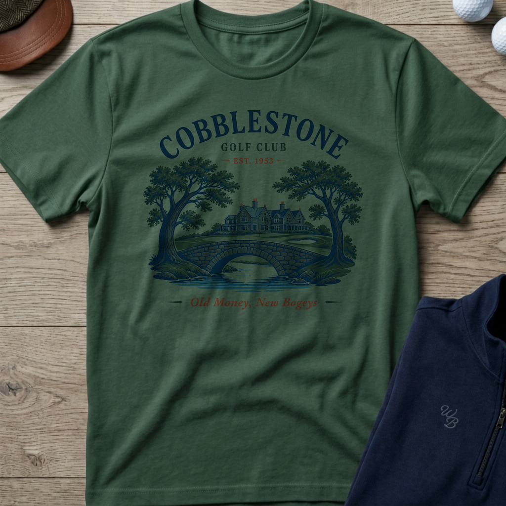 Cobblestone — Military Green t-shirt