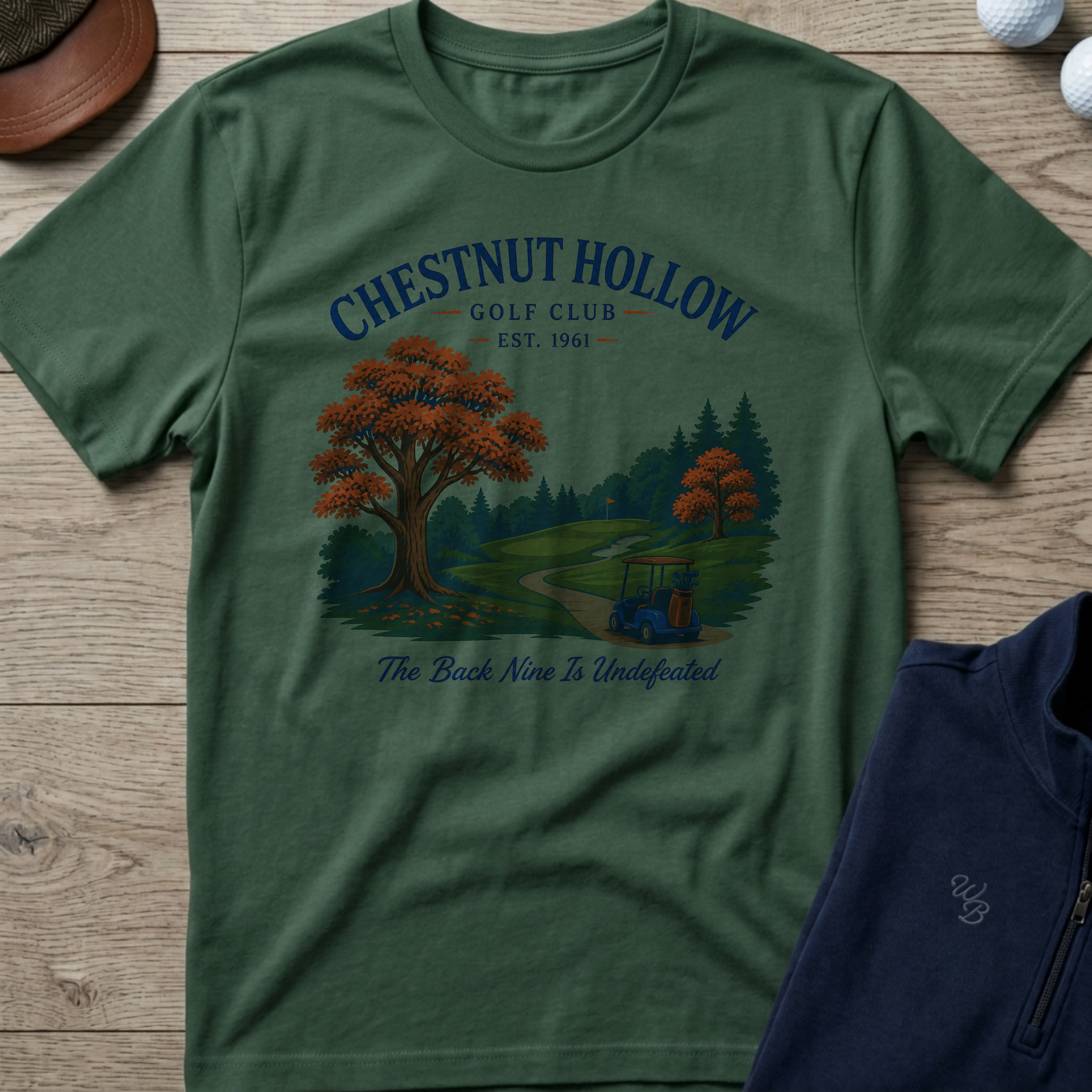 Chestnut Hollow — Military Green t-shirt