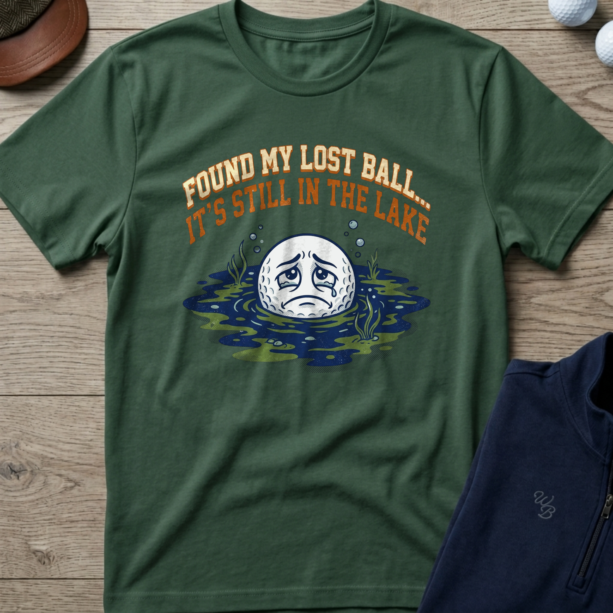 Still In The Lake — Military Green t-shirt