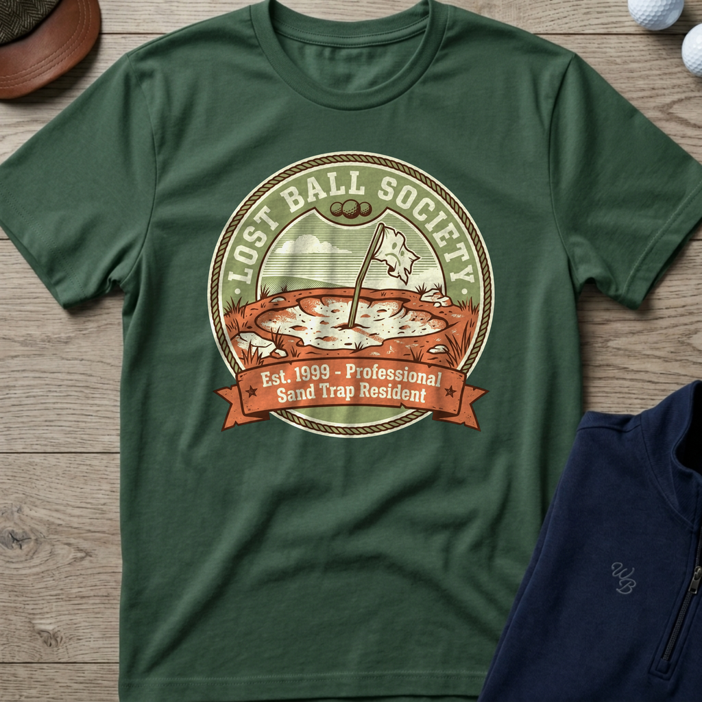 Lost Ball Society — Military Green t-shirt