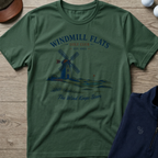 Windmill Flats — Military Green t-shirt