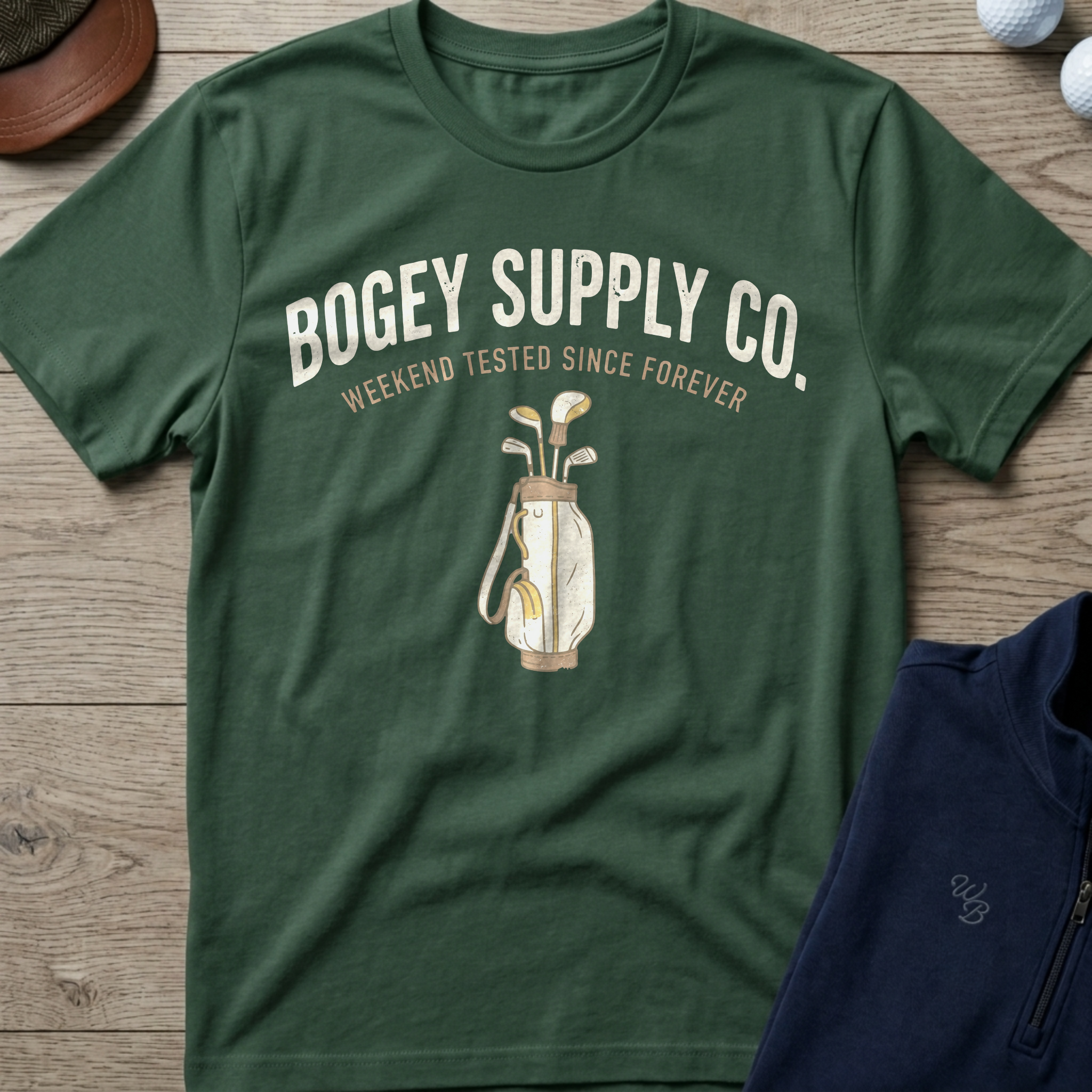 Bogey Supply Co. — Military Green t-shirt