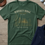 Whiskey Ridge — Military Green t-shirt
