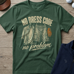 No Dress Code — Military Green t-shirt