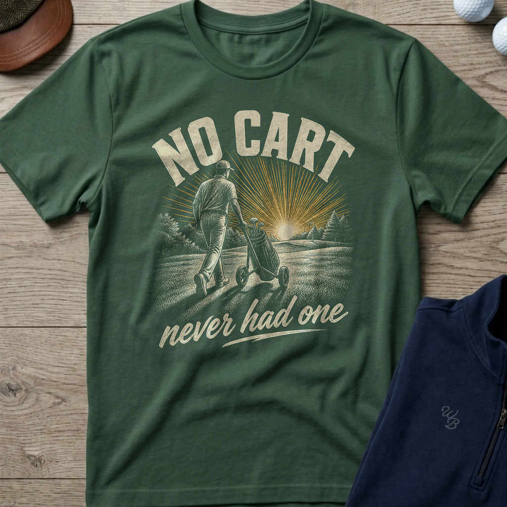 No Cart — Military Green t-shirt