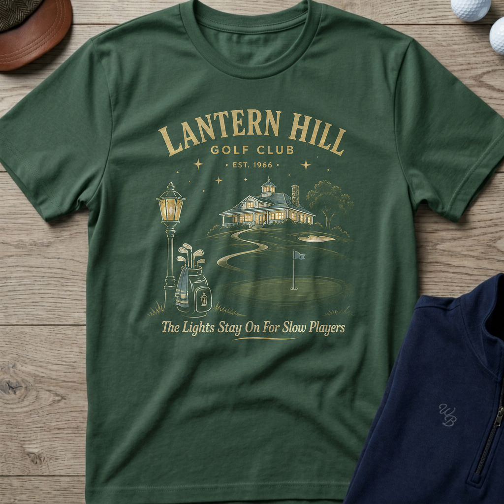Lantern Hill — Military Green t-shirt