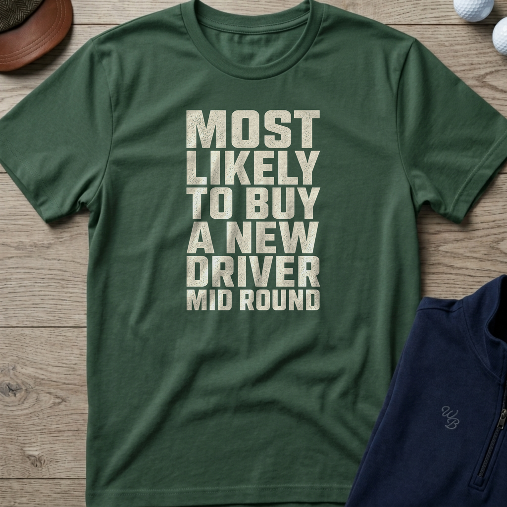 Buy A New Driver — Military Green t-shirt