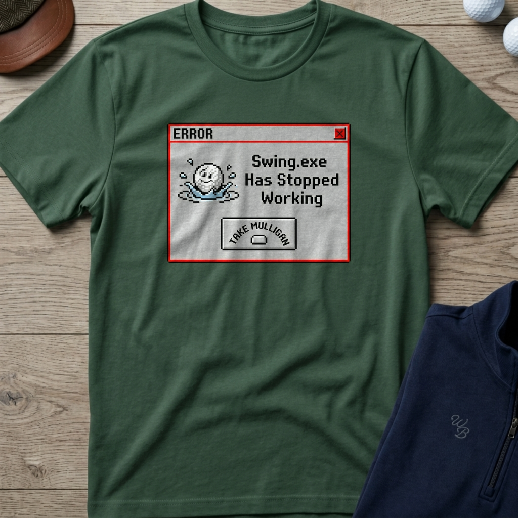 Take Mulligan — Military Green t-shirt