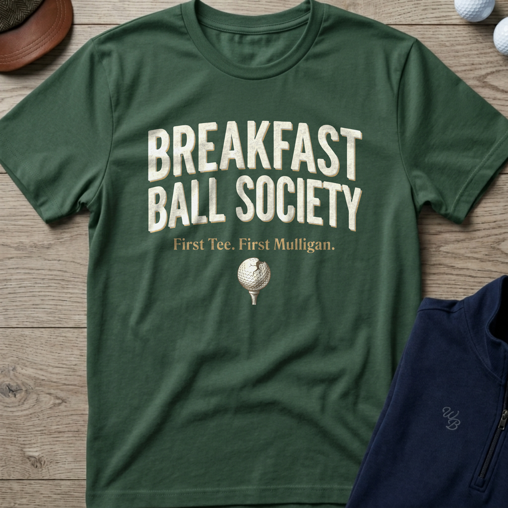 Breakfast Ball Society — Military Green t-shirt