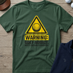 Warning: Golf Addict — Military Green t-shirt