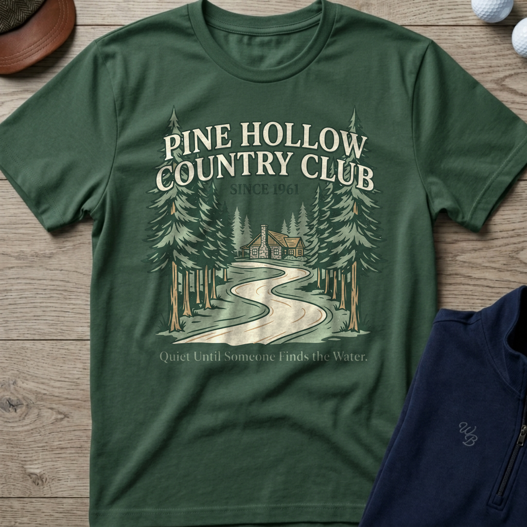 Pine Hollow — Military Green t-shirt