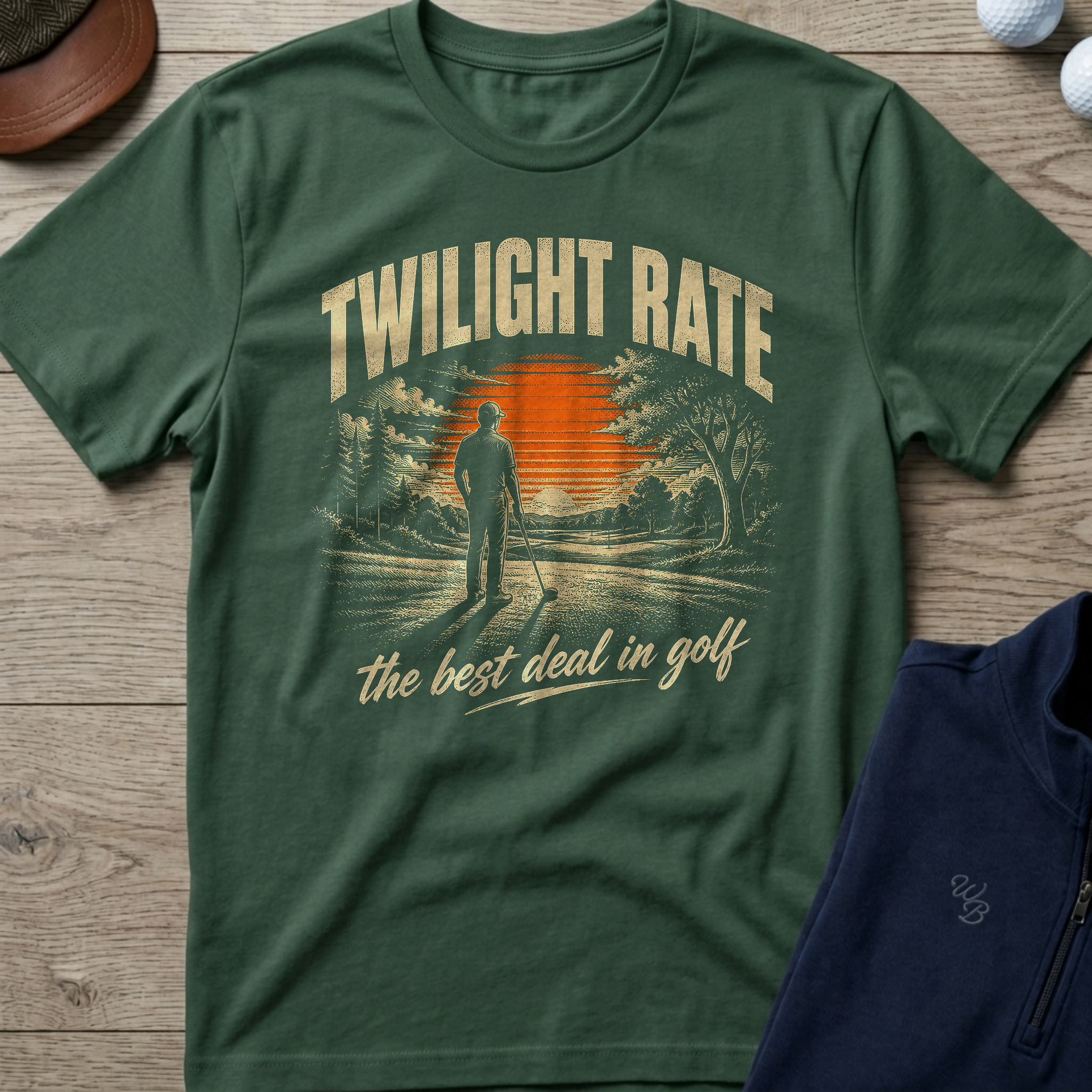 Twilight Rate — Military Green t-shirt