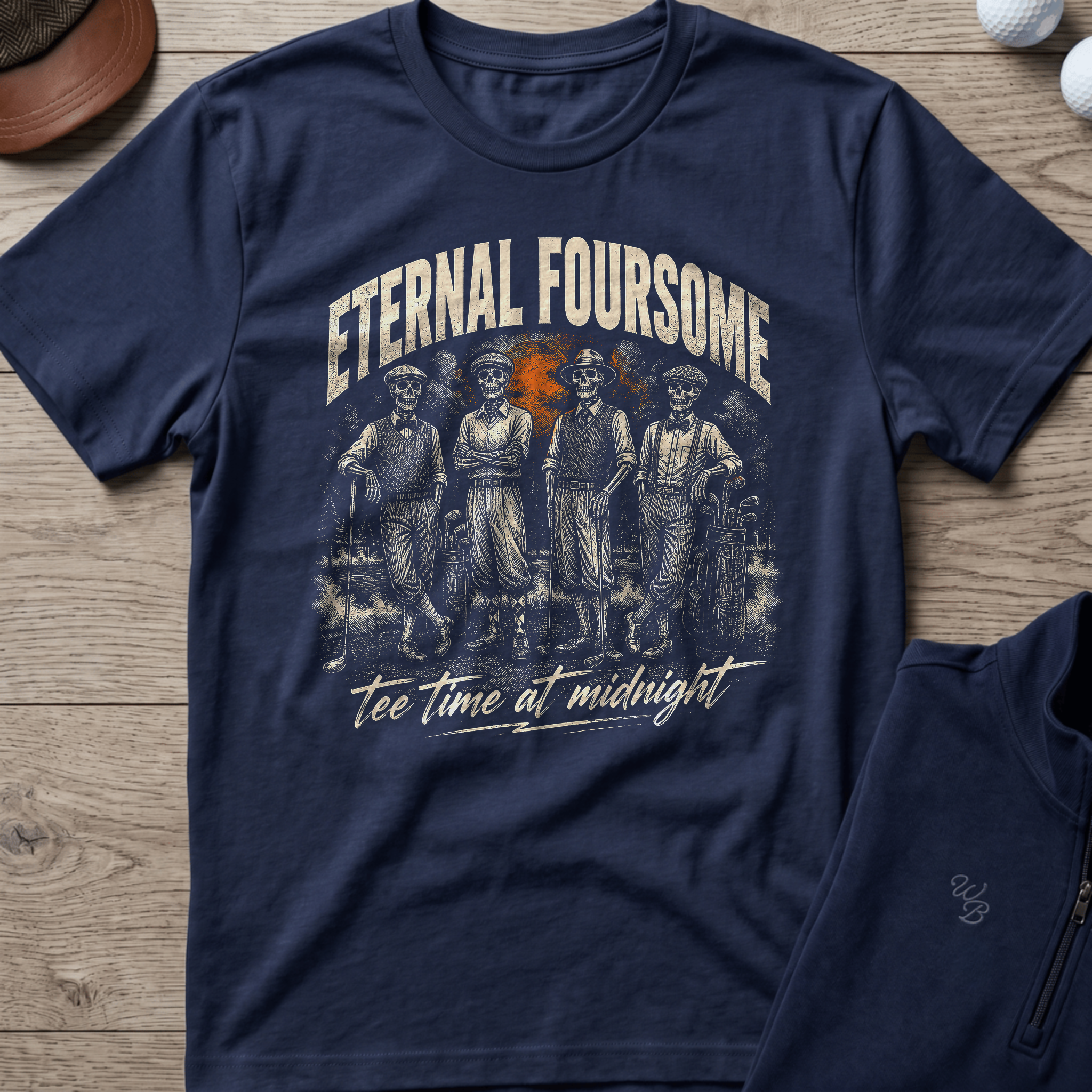 Eternal Foursome — Navy t-shirt