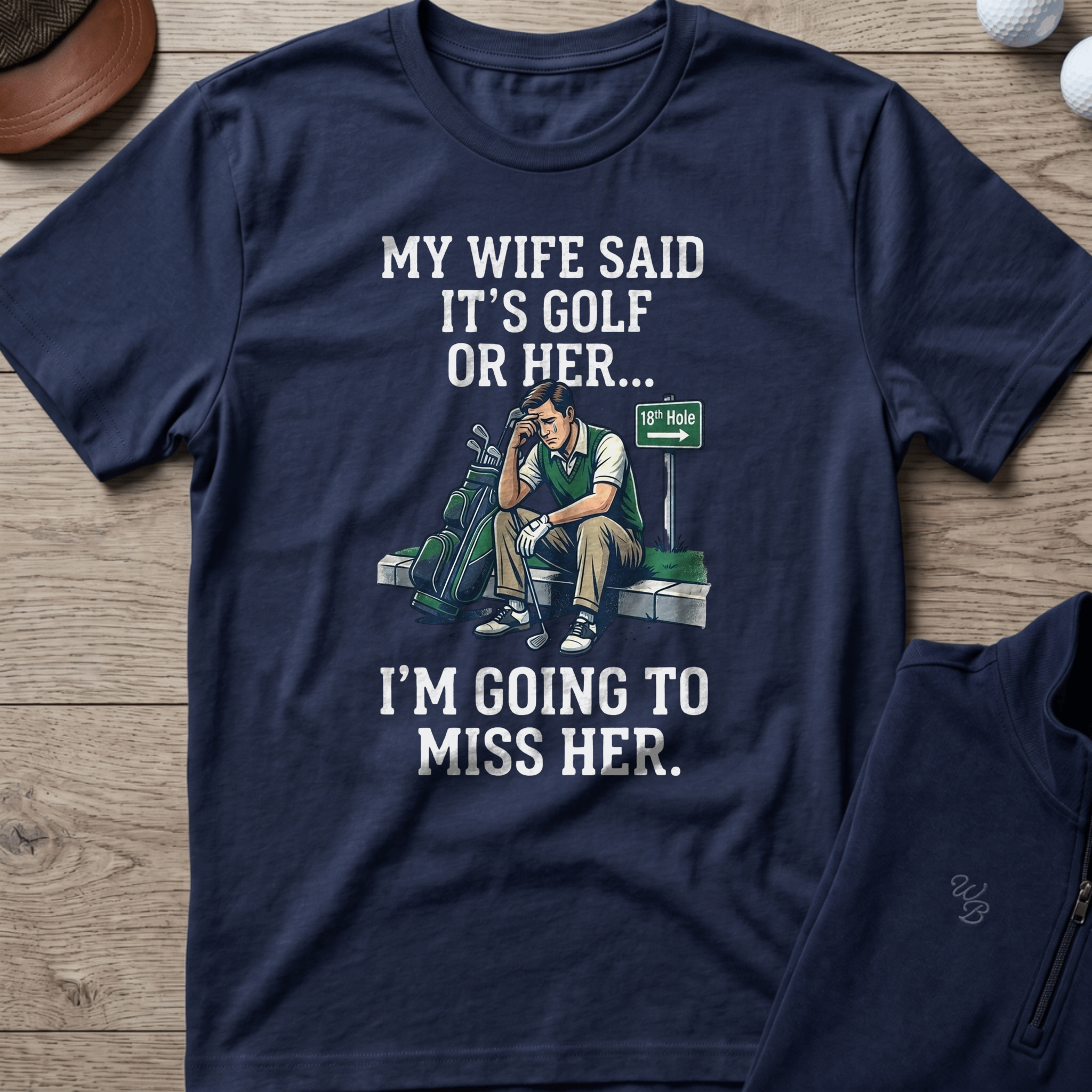 I'm Going To Miss Her — Navy t-shirt