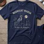 Midnight Marsh — Navy t-shirt