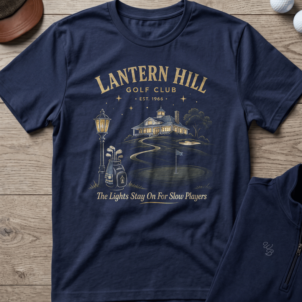 Lantern Hill — Navy t-shirt