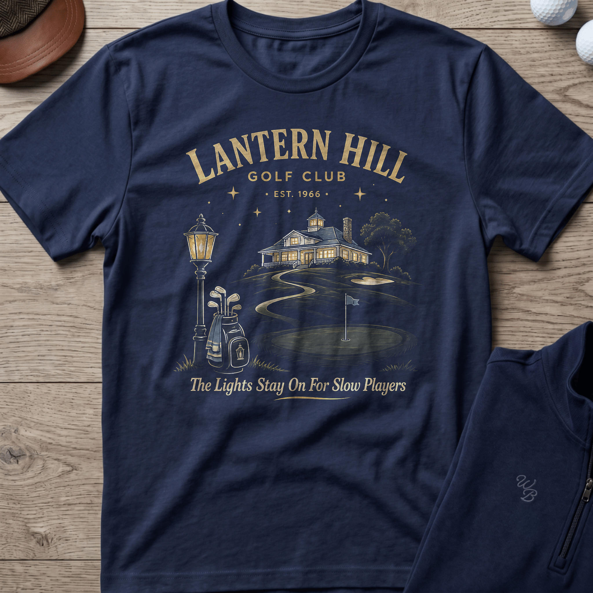 Lantern Hill — Navy t-shirt