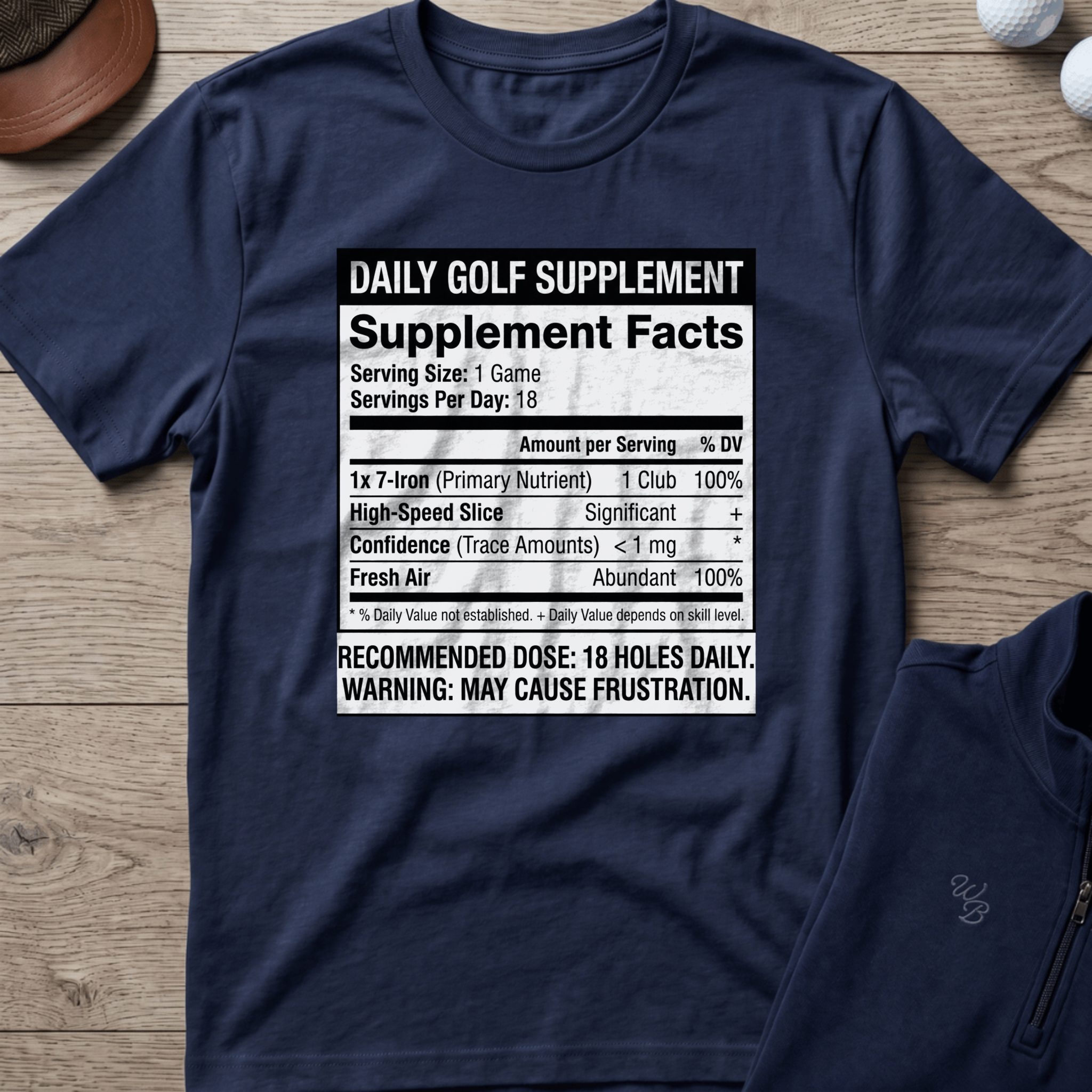 Daily Golf Supplement — Navy t-shirt