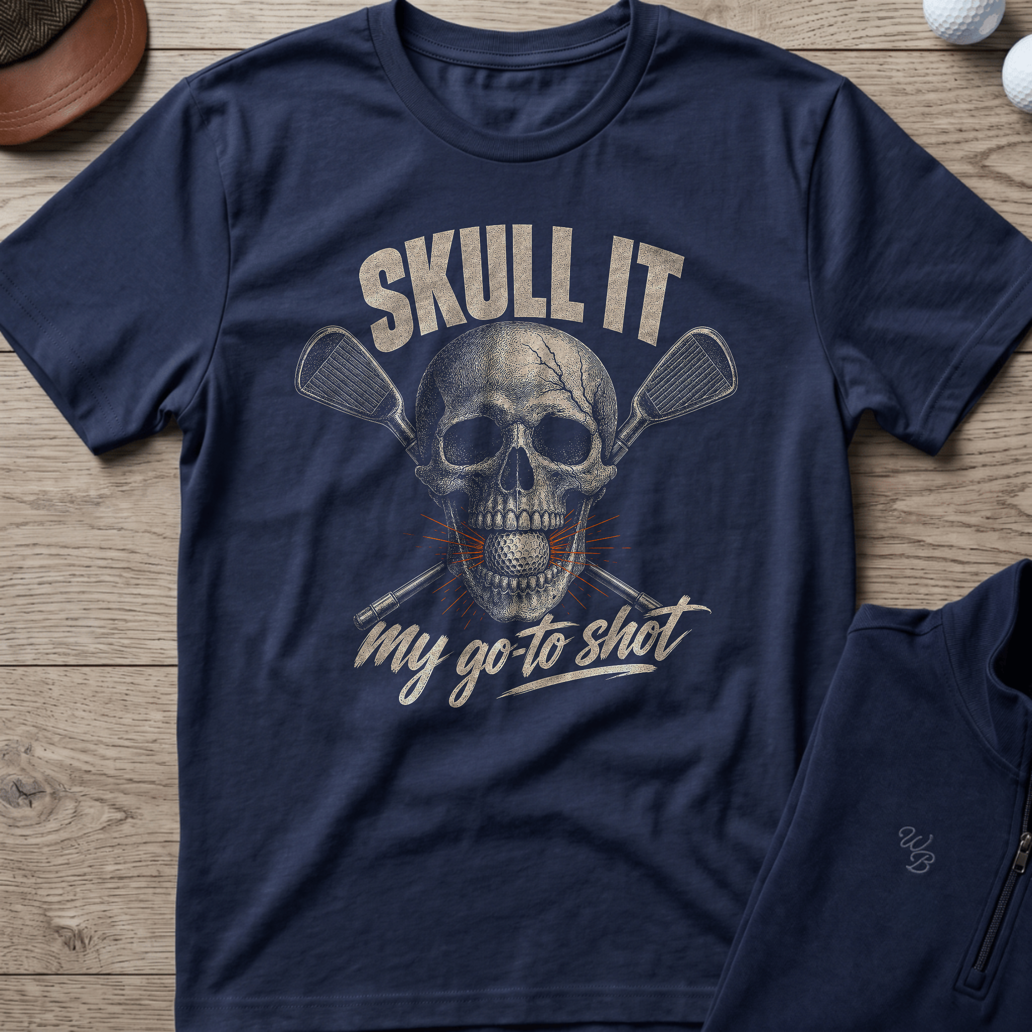 Skull It — Navy t-shirt